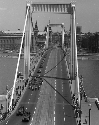 Illustration for article titled Budapest's Elisabeth Bridge Turned 50 Today